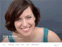 Tablet Screenshot of catieosborn.com